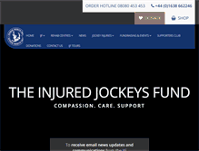 Tablet Screenshot of injuredjockeys.co.uk